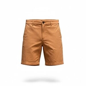 Faherty Brand Men's All Day Shorts Orange Size 28 Belt Loop‎ Casual Cotton Blend